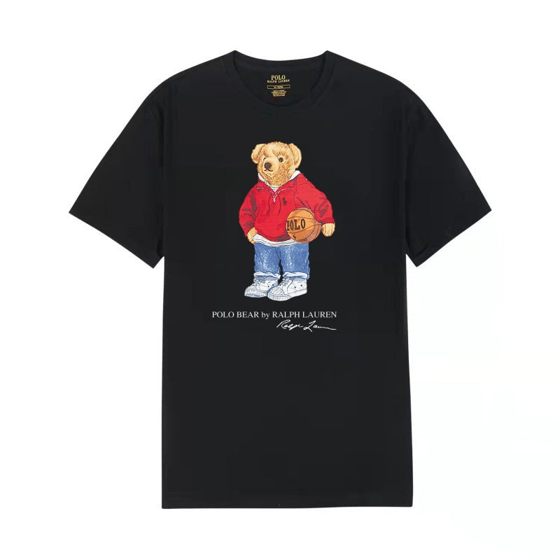 Camiseta Ralph Lauren de Manga Curta Bear Basquete