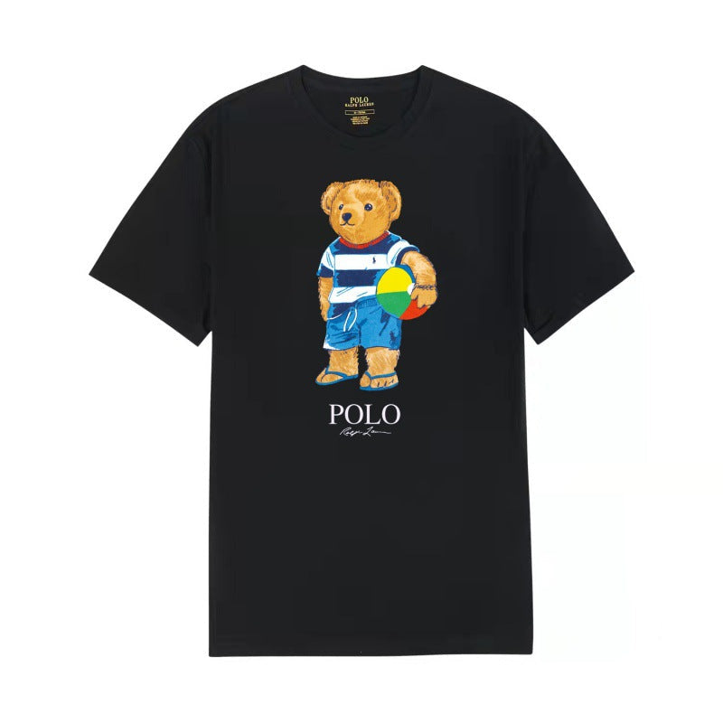 Camiseta Ralph Lauren de Manga Curta Bear Praiano