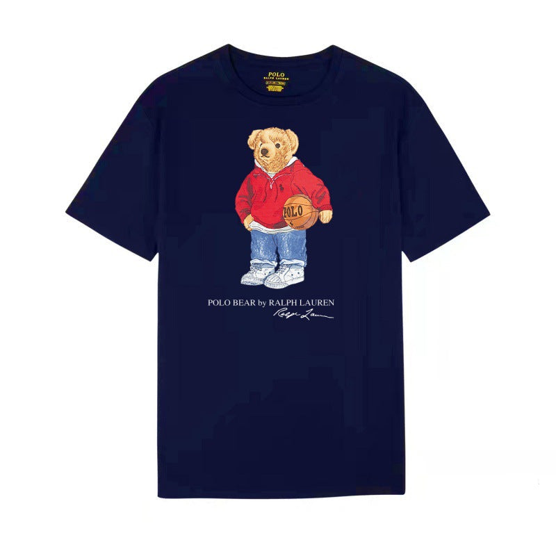 Camiseta Ralph Lauren de Manga Curta Bear Basquete
