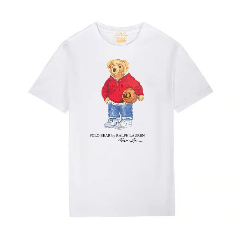 Camiseta Ralph Lauren de Manga Curta Bear Basquete